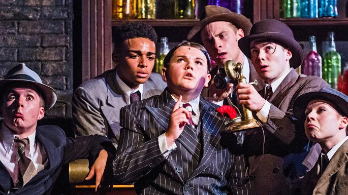 Bugsy Malone at the Lyric Hammersmith, W6 Image credit: Tristram Kenton